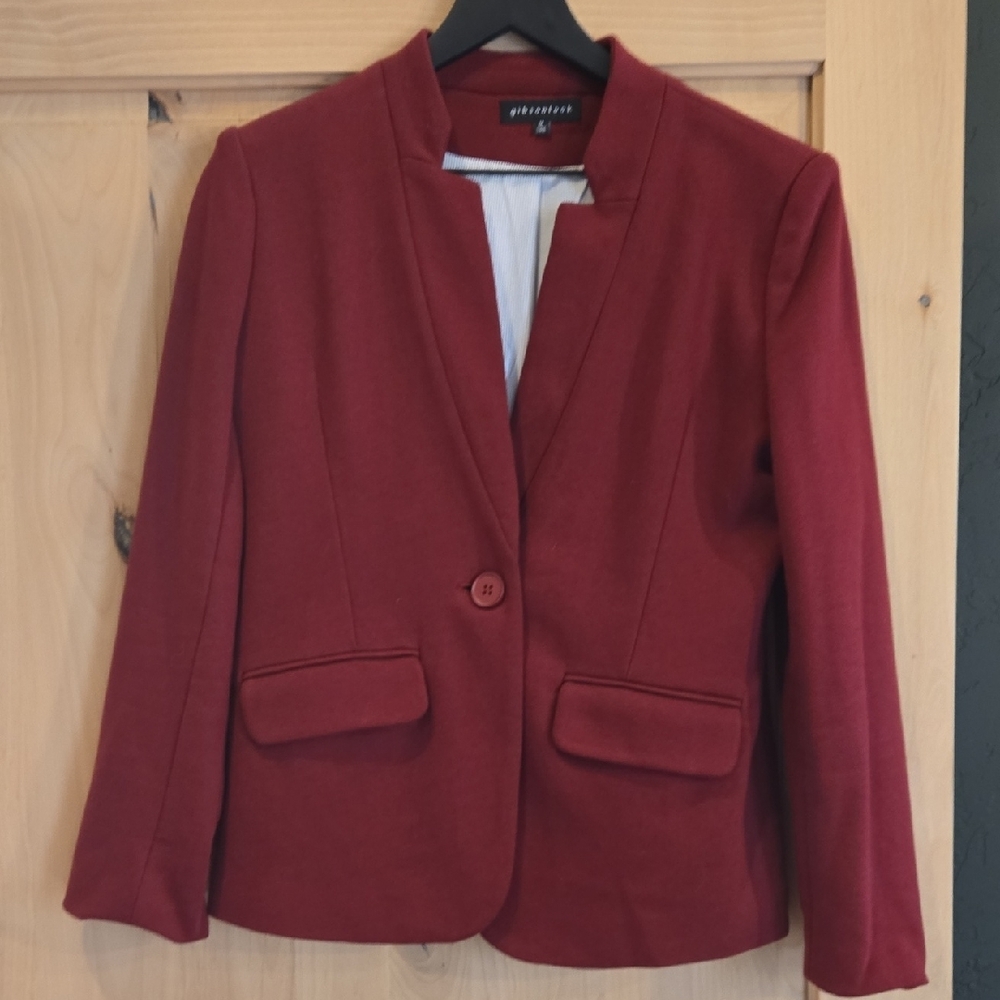 gibson look Red Blazer